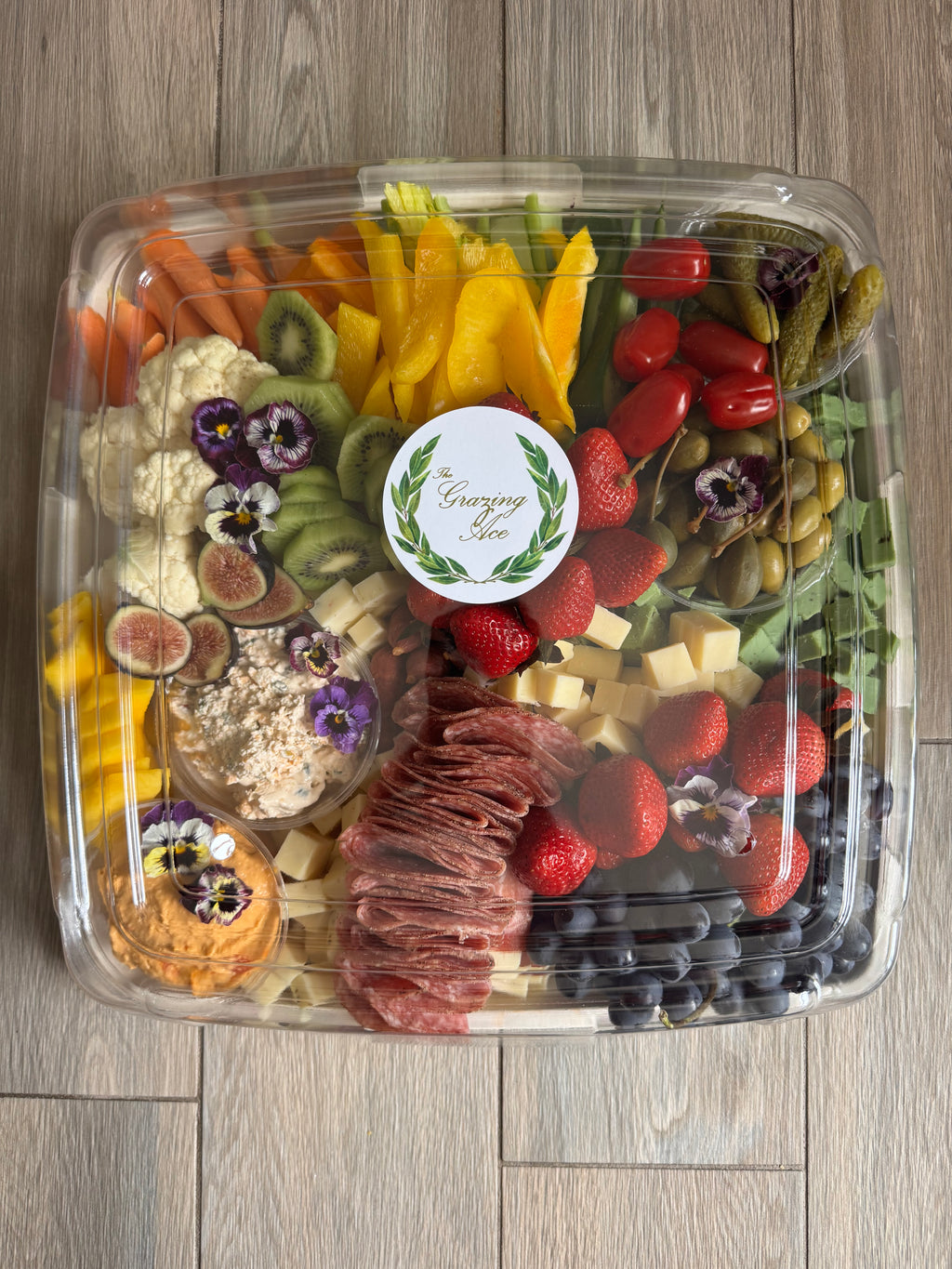 Charcuterie and cheese platter