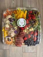 Charcuterie and cheese platter